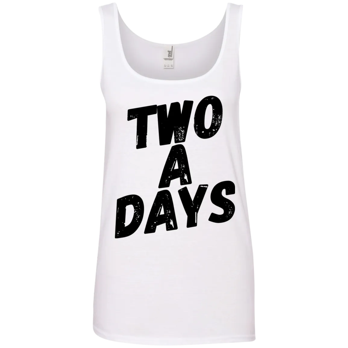 Two a Days for the ladies.  But can you wear this shirt?