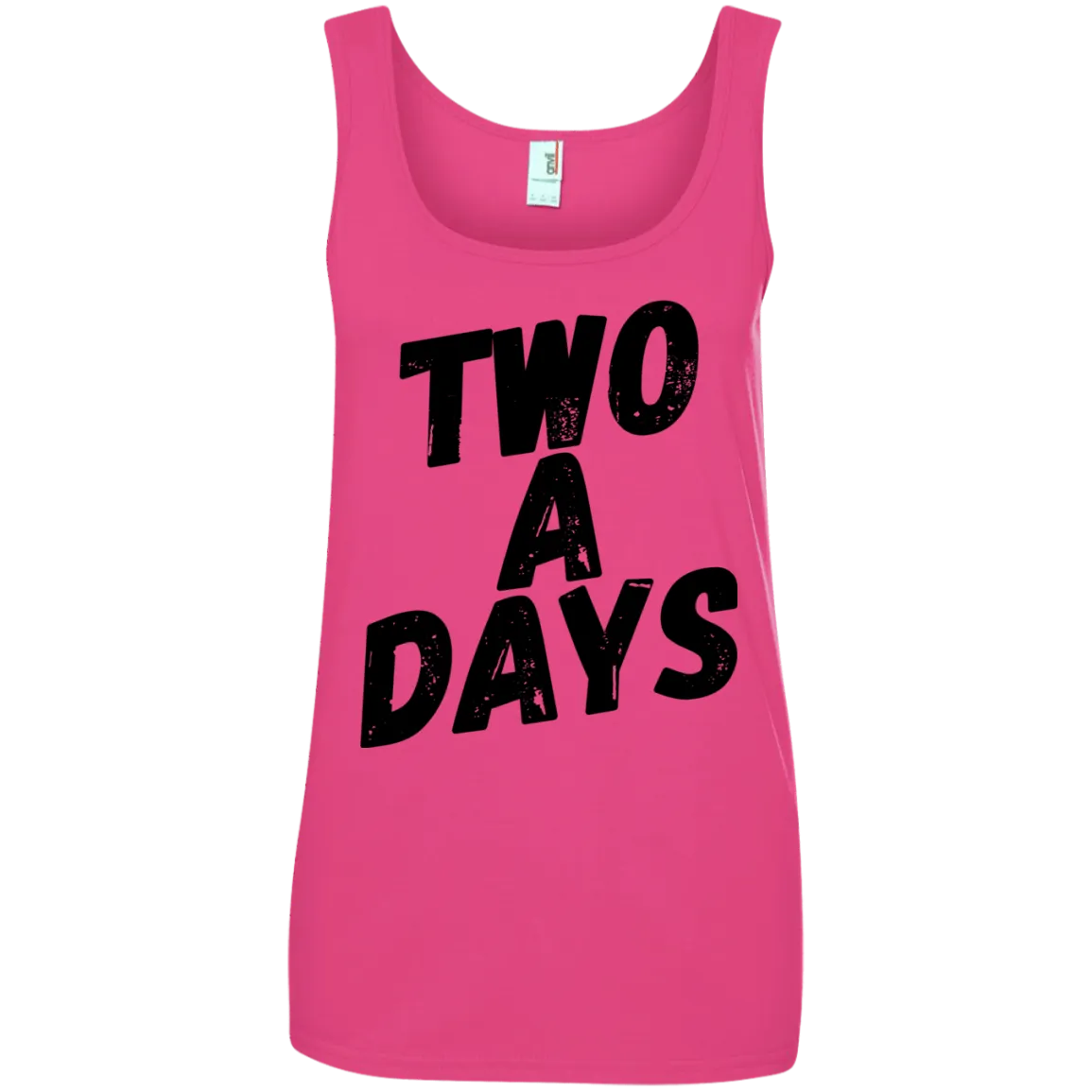 Two a Days for the ladies.  But can you wear this shirt?