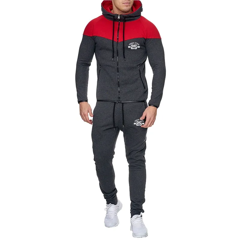 Two Piece Patchwork Hoodie