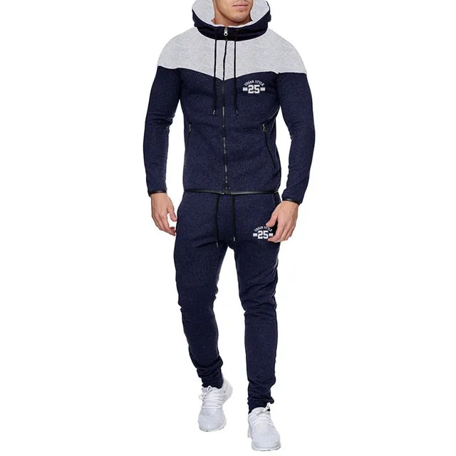 Two Piece Patchwork Hoodie
