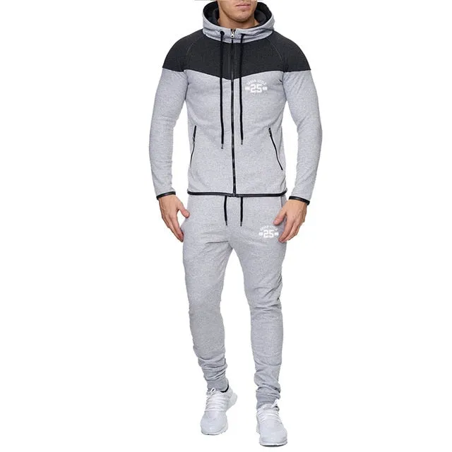 Two Piece Patchwork Hoodie