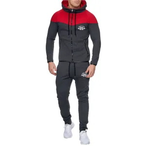 Two Piece Patchwork Hoodie
