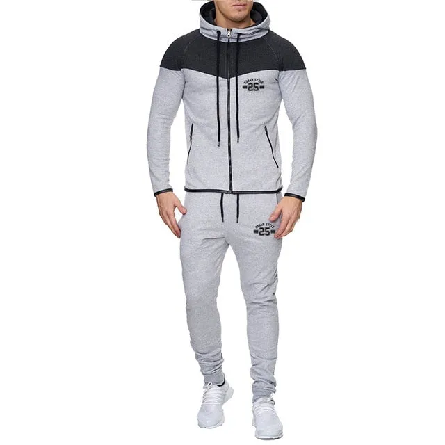 Two Piece Patchwork Hoodie