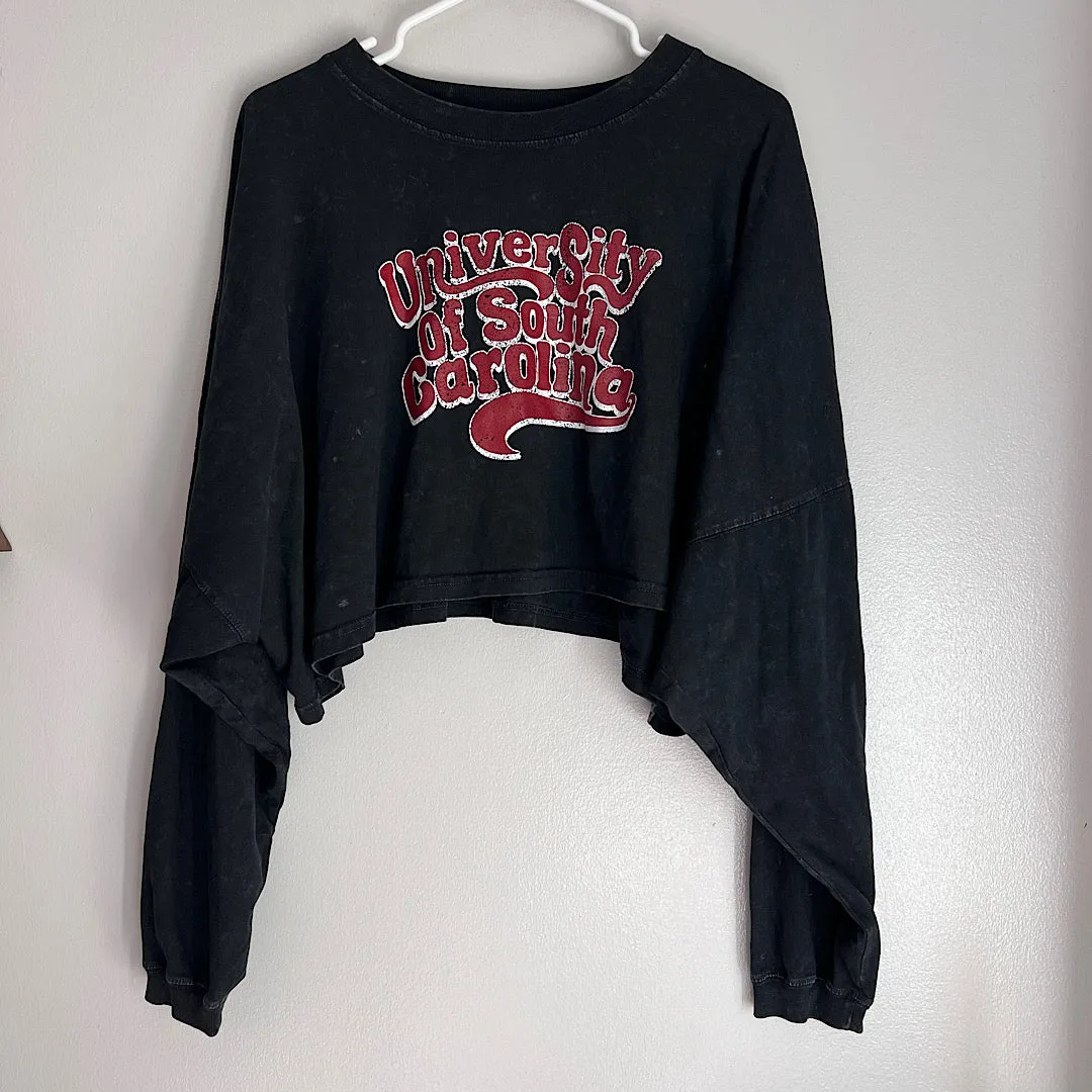 USC Stonewash Cropped Tee