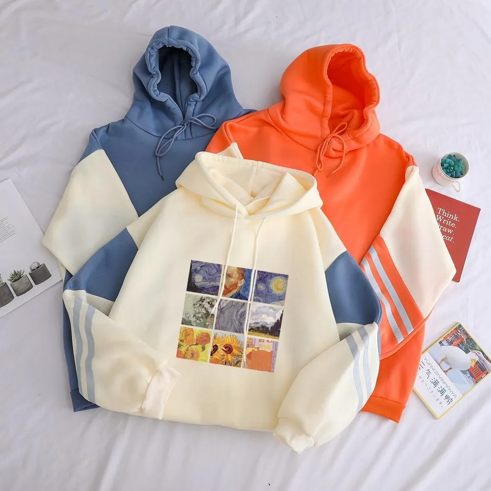 Van Gogh Oil Painting Hoodie: Classic art fashion