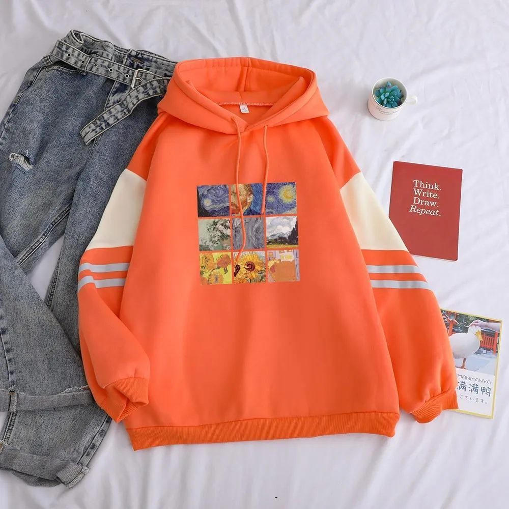 Van Gogh Oil Painting Hoodie: Classic art fashion
