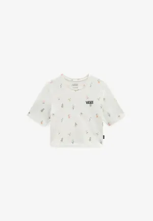 Vans Womens Ditsy Crop Crew Short Sleeve