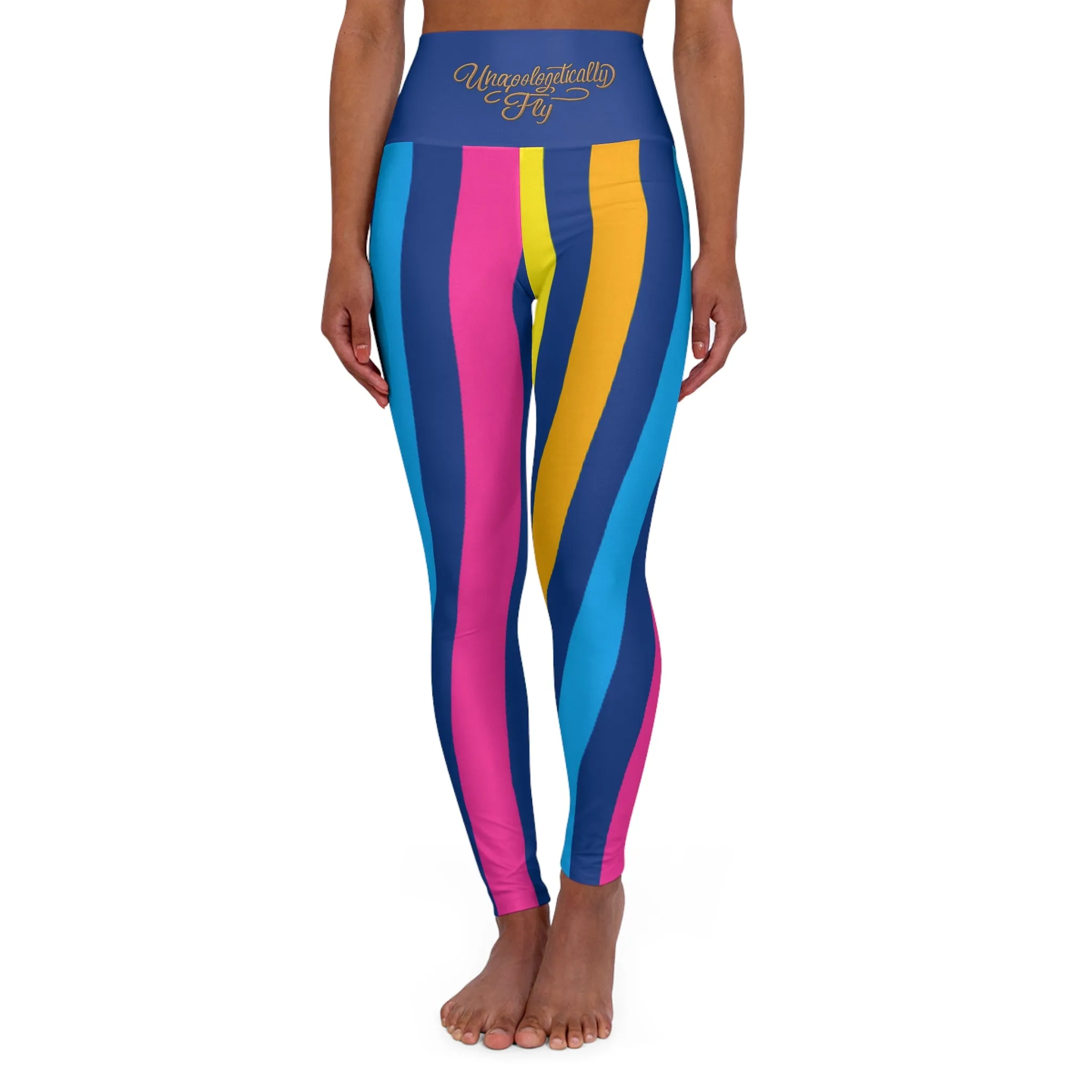 Vibrant High Waisted Yoga Leggings - Perfect for Fitness & Everyday Wear