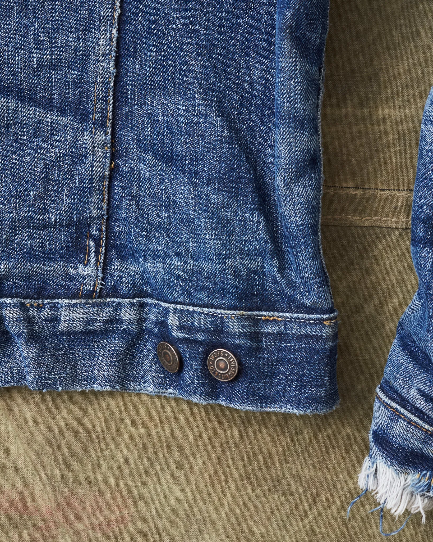 Vintage 1960's Levi's 70505 Big E Blanket Lined Denim Jacket