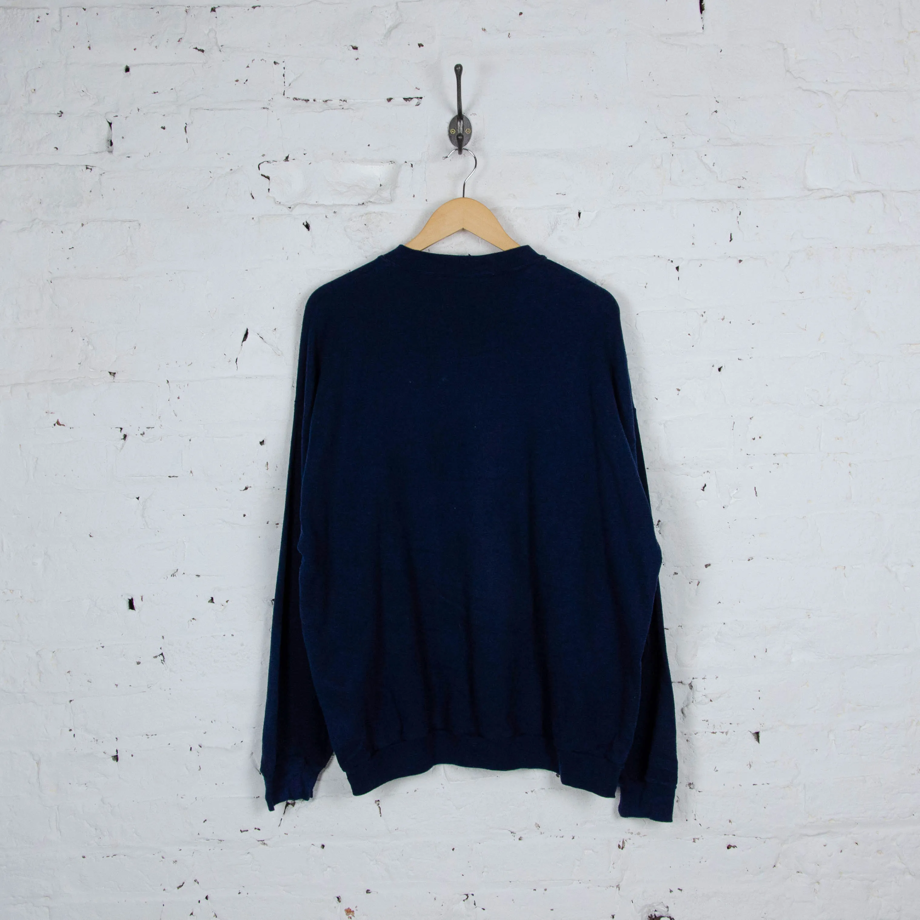 Vintage Disney Mickey Mouse Sweatshirt - Navy - XL