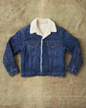 Vintage Levi's Denim Sherpa Trucker Jacket Indigo Medium