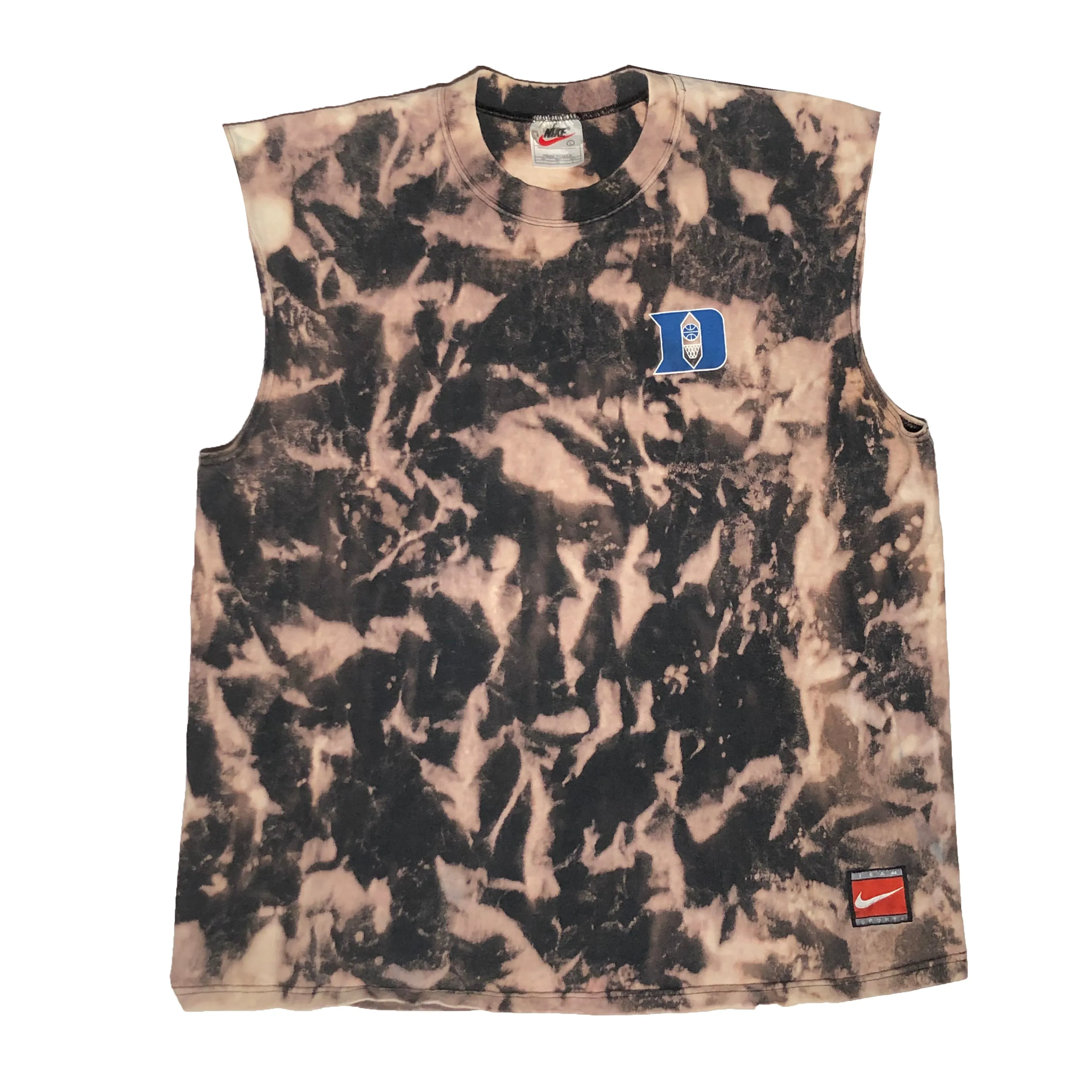 Vintage Nike DUKE Tie Dye Tank Top (L)