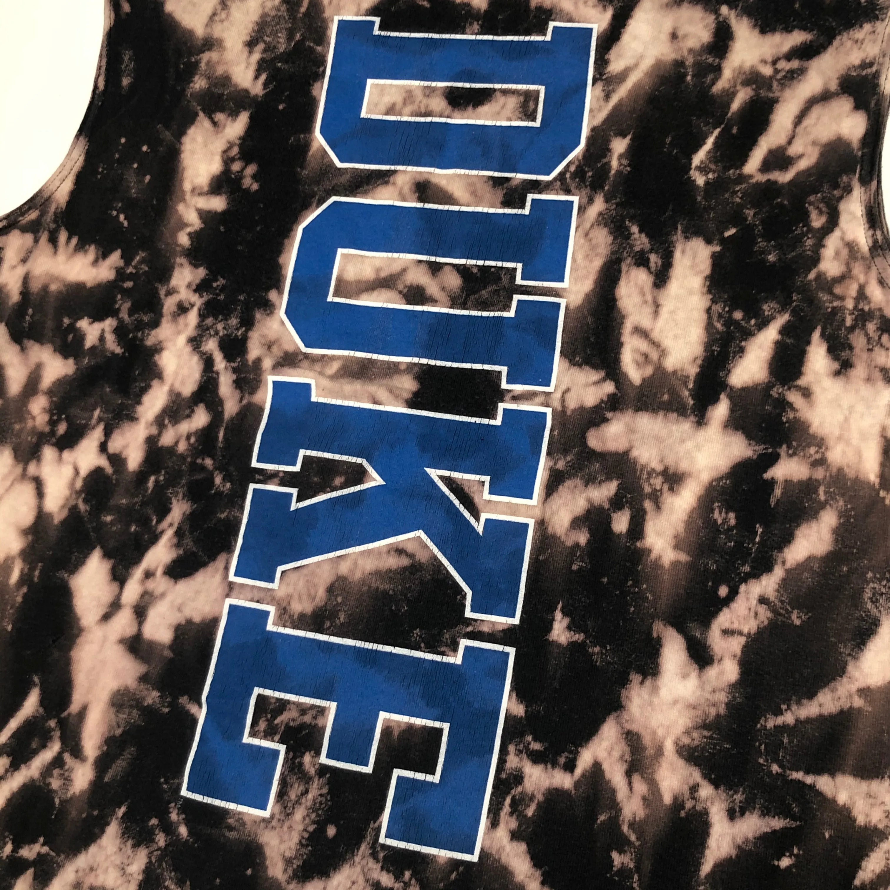 Vintage Nike DUKE Tie Dye Tank Top (L)