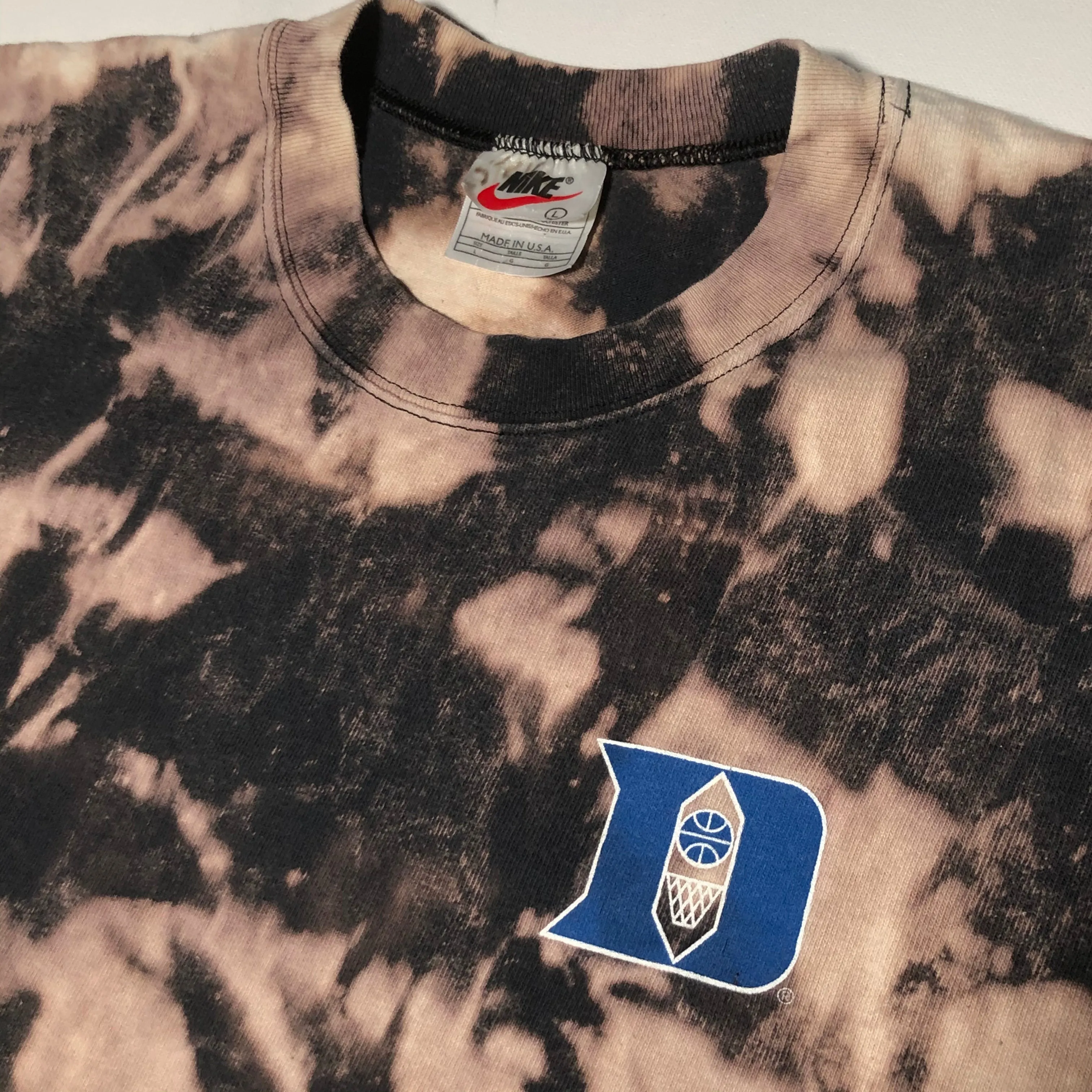 Vintage Nike DUKE Tie Dye Tank Top (L)