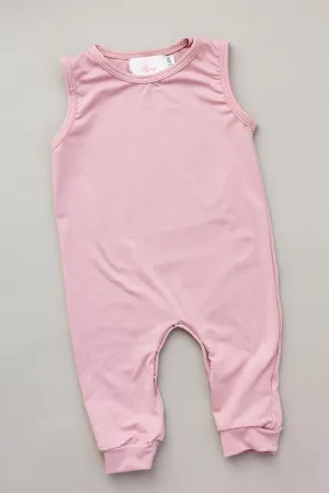 Vintage Pink Tank One-Piece Jogger