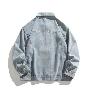 Vintage-style Trucker Jacket for the Casual Man