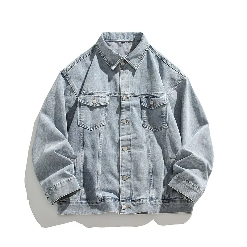 Vintage-style Trucker Jacket for the Casual Man