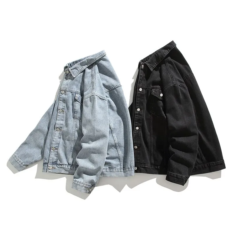 Vintage-style Trucker Jacket for the Casual Man