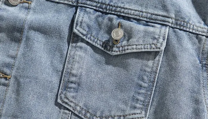 Vintage-style Trucker Jacket for the Casual Man