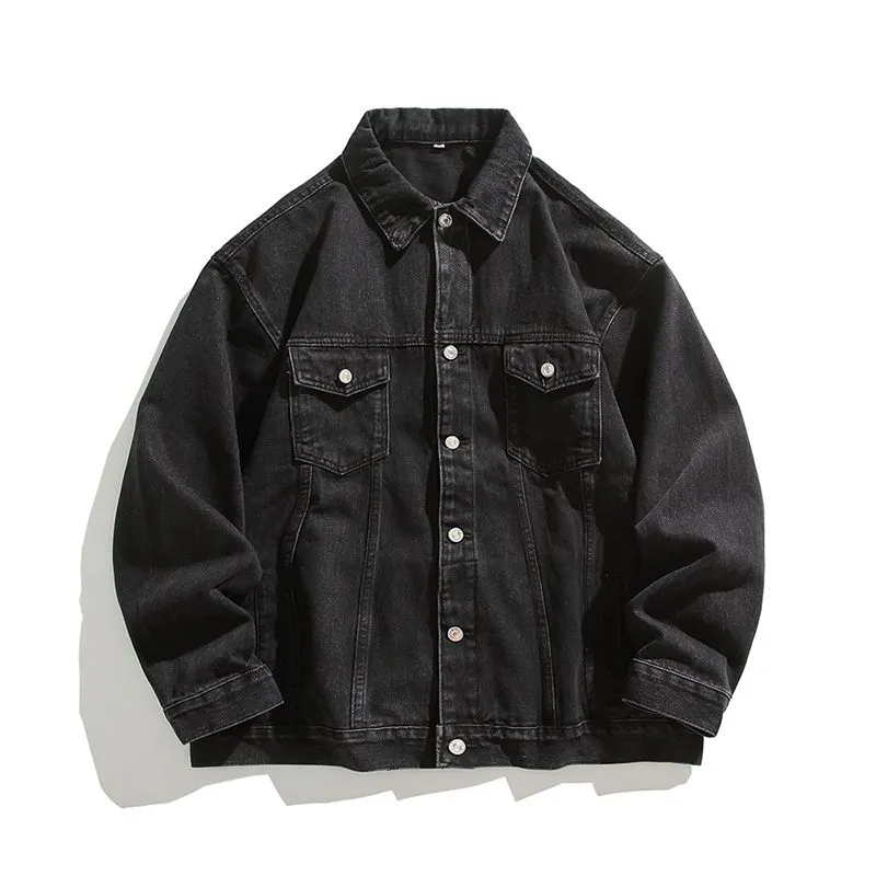 Vintage-style Trucker Jacket for the Casual Man