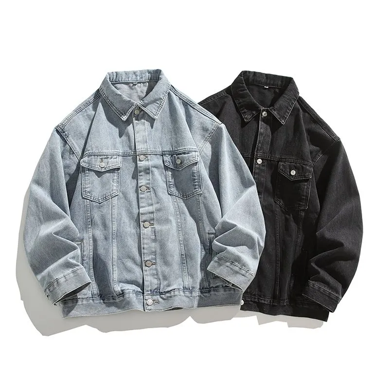 Vintage-style Trucker Jacket for the Casual Man