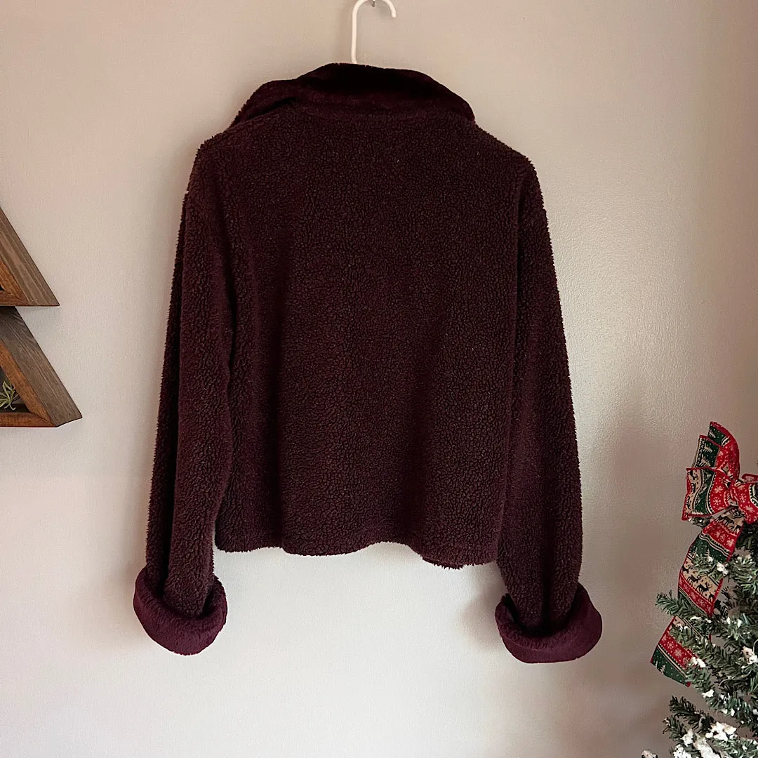 Vintage The Barrage Co. Berber Fleece & Faux Fur Jacket