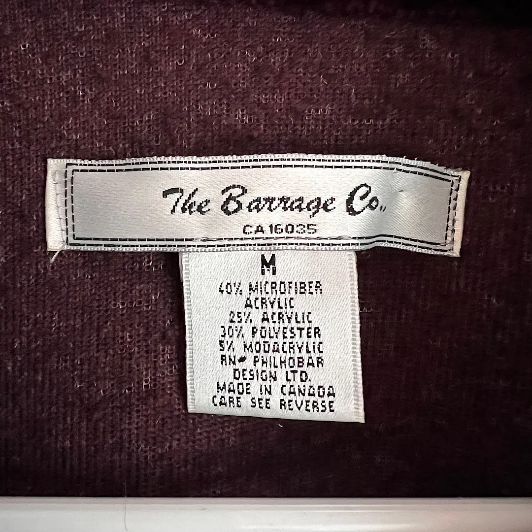 Vintage The Barrage Co. Berber Fleece & Faux Fur Jacket