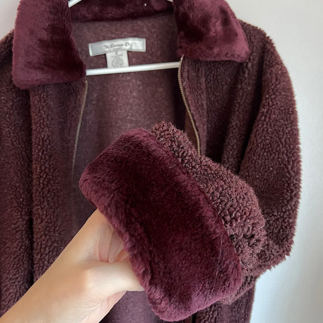 Vintage The Barrage Co. Berber Fleece & Faux Fur Jacket