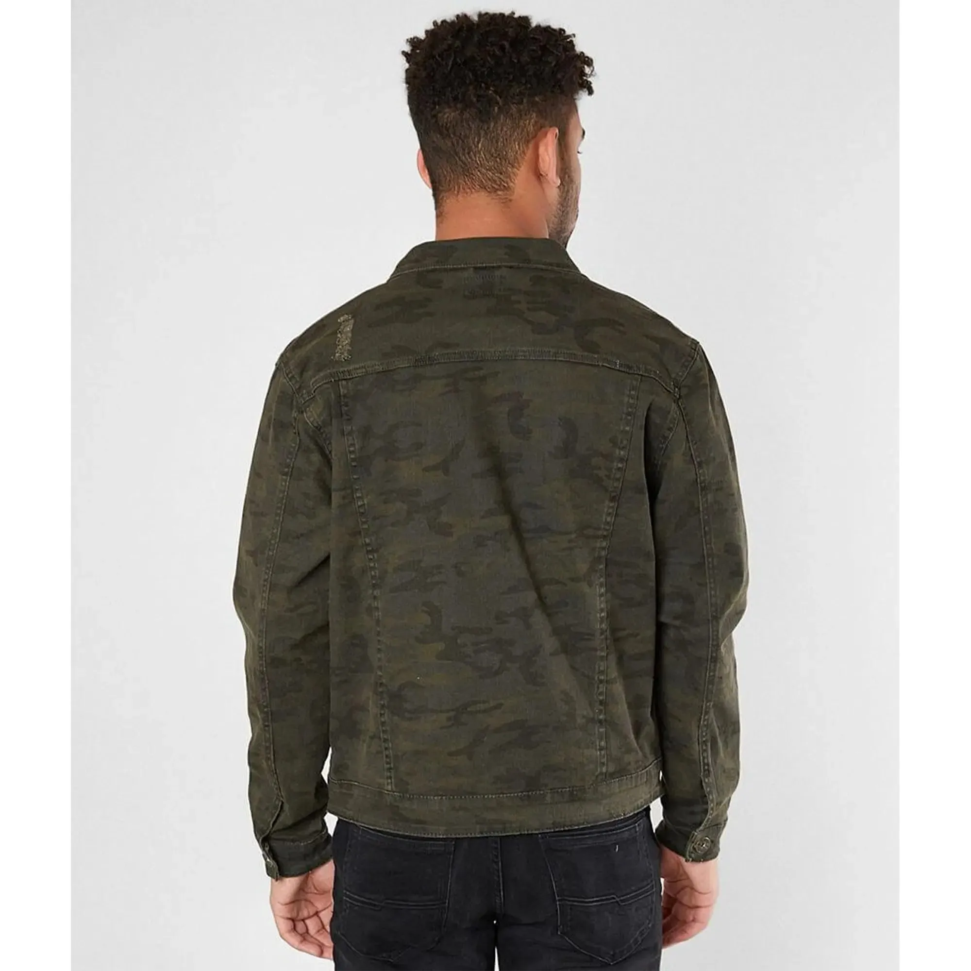 WaiMea Men Jeans Jacket (Black)
