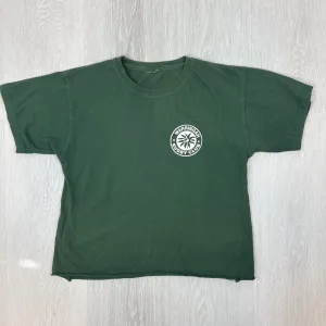 Warringah Rugby Union Club Womens Green Cropped T-Shirt Size Small Approx