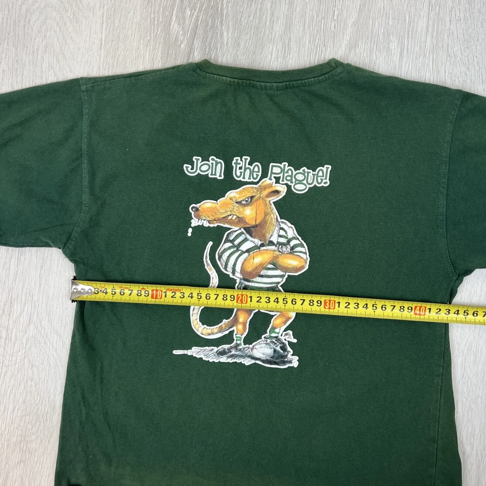 Warringah Rugby Union Club Womens Green Cropped T-Shirt Size Small Approx