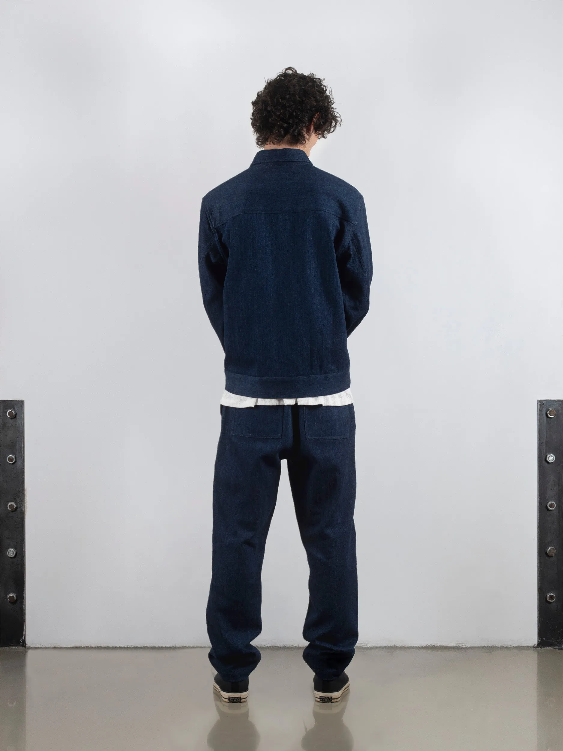 Washed Blue Denim Trucker Jacket