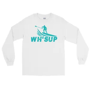 Watchill'n 'WH-SUP Paddle Boarding' - Long Sleeve T-Shirt (Turquoise)