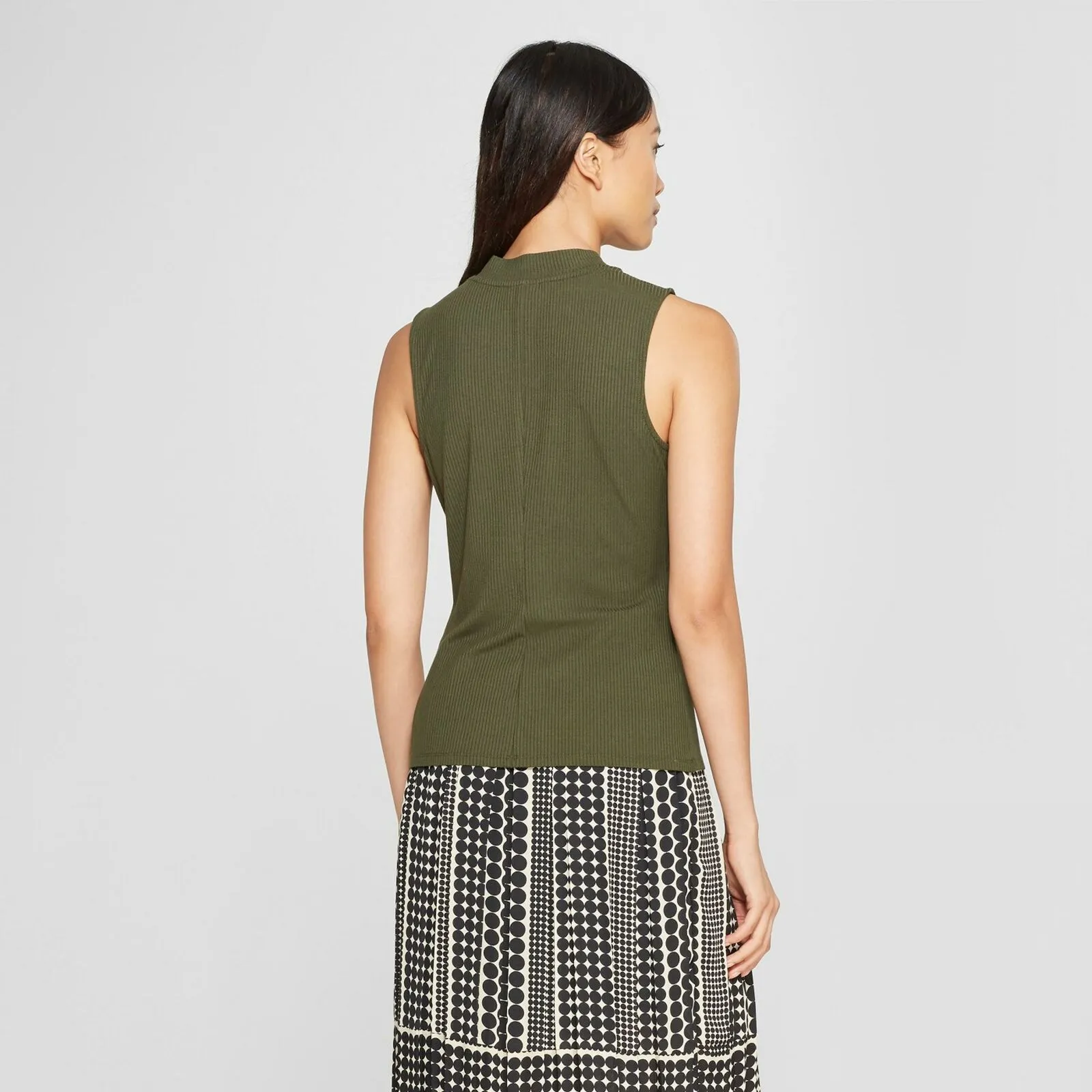 Who What Wear Women's Button Detail Tank Top