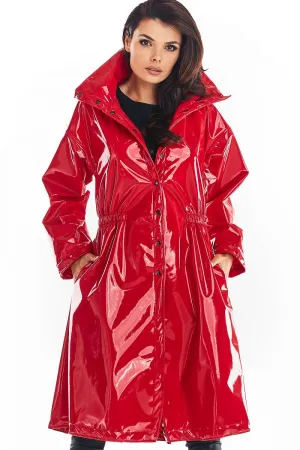 Widened Hem Drawstring Coat