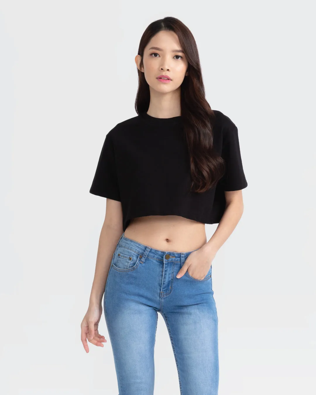 Women Terry Cropped Top