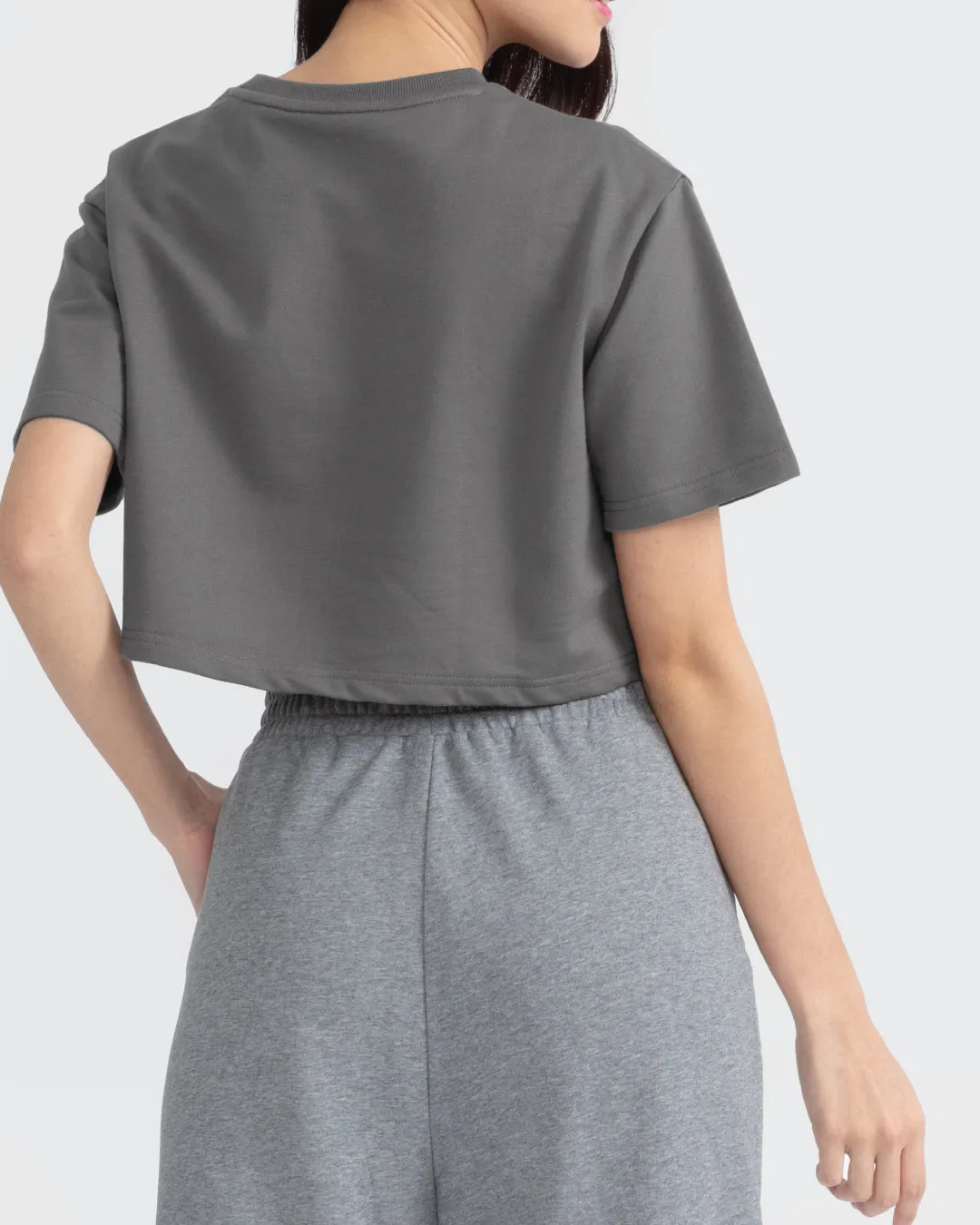Women Terry Cropped Top