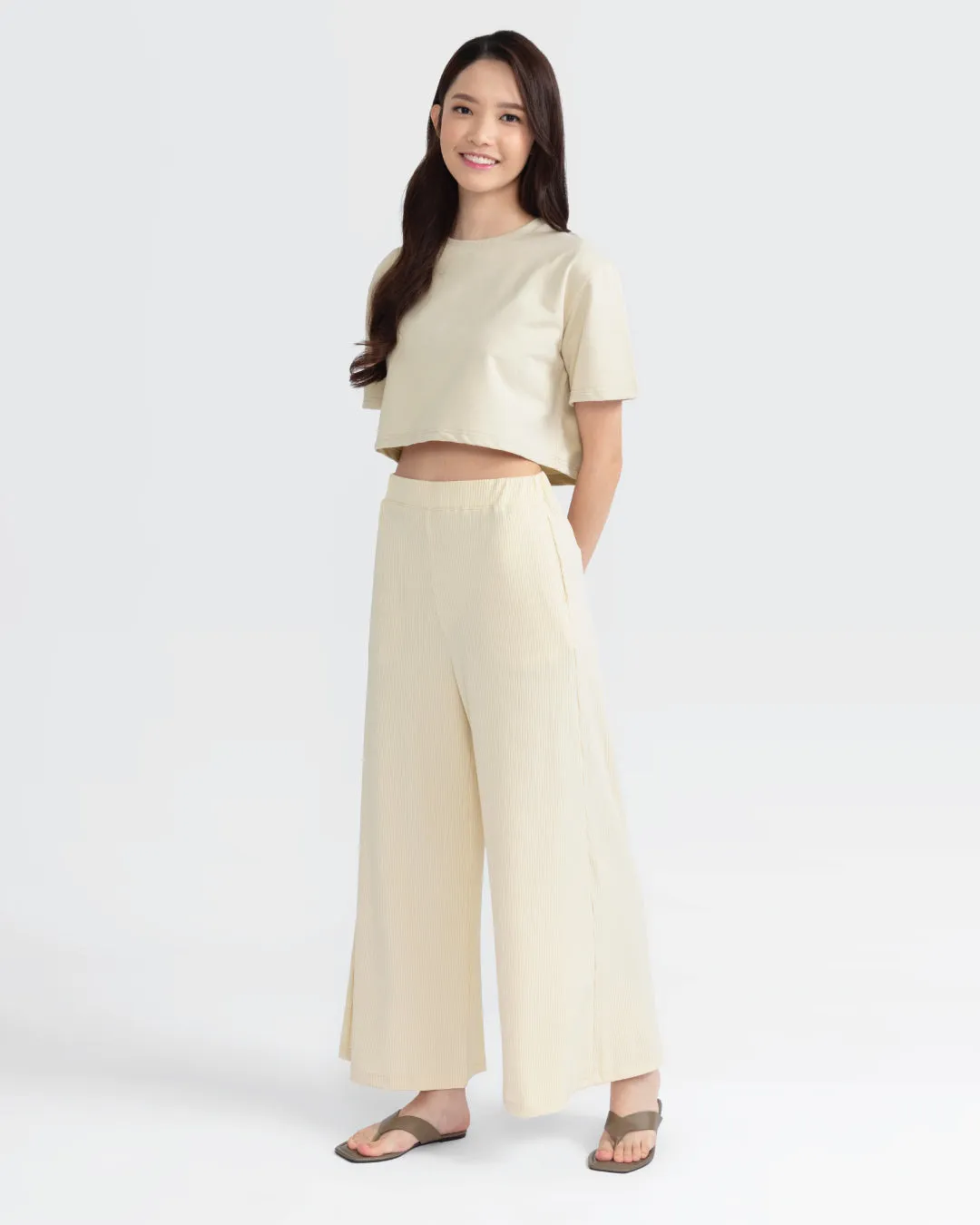 Women Terry Cropped Top