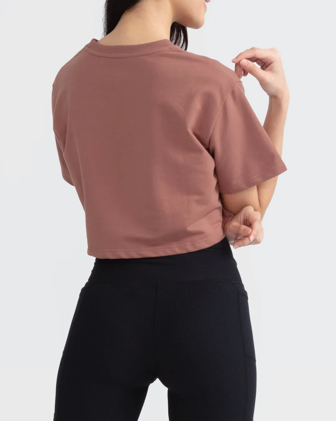 Women Terry Cropped Top