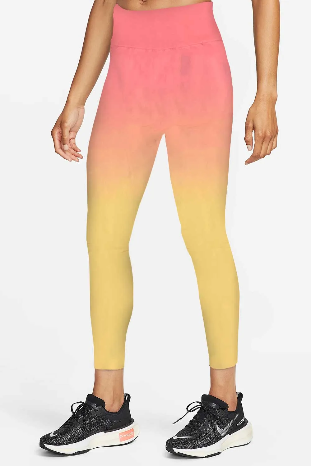Women Yellow Gym Wear Leggings - 0324016