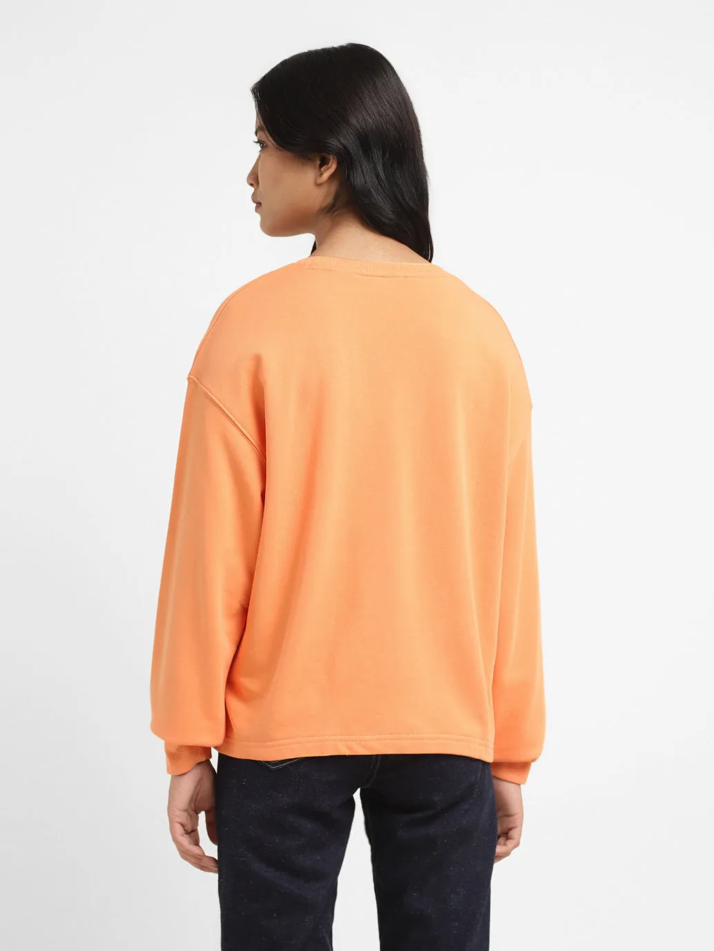 Women's Printed Crew Neck Sweatshirt