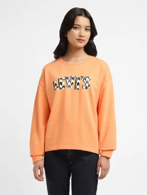 Women's Printed Crew Neck Sweatshirt