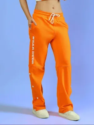 WOMEN'S RACER JOGGERS (ORANGE)