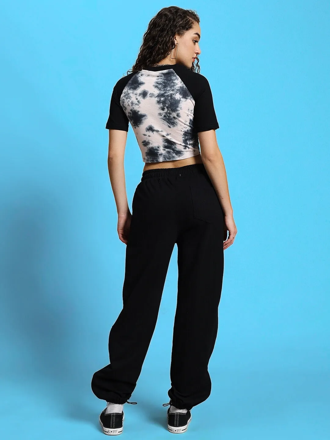 WOMEN'S ZIPPER PANEL JOGGERS (BEIGE)