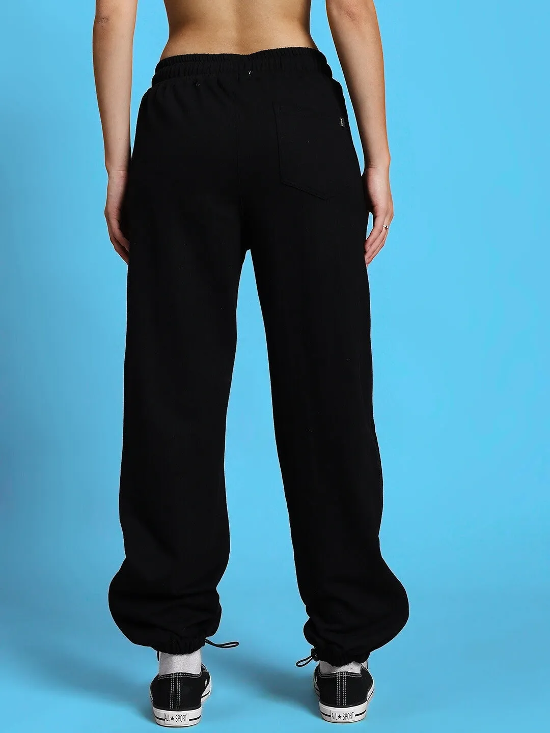 WOMEN'S ZIPPER PANEL JOGGERS (BEIGE)