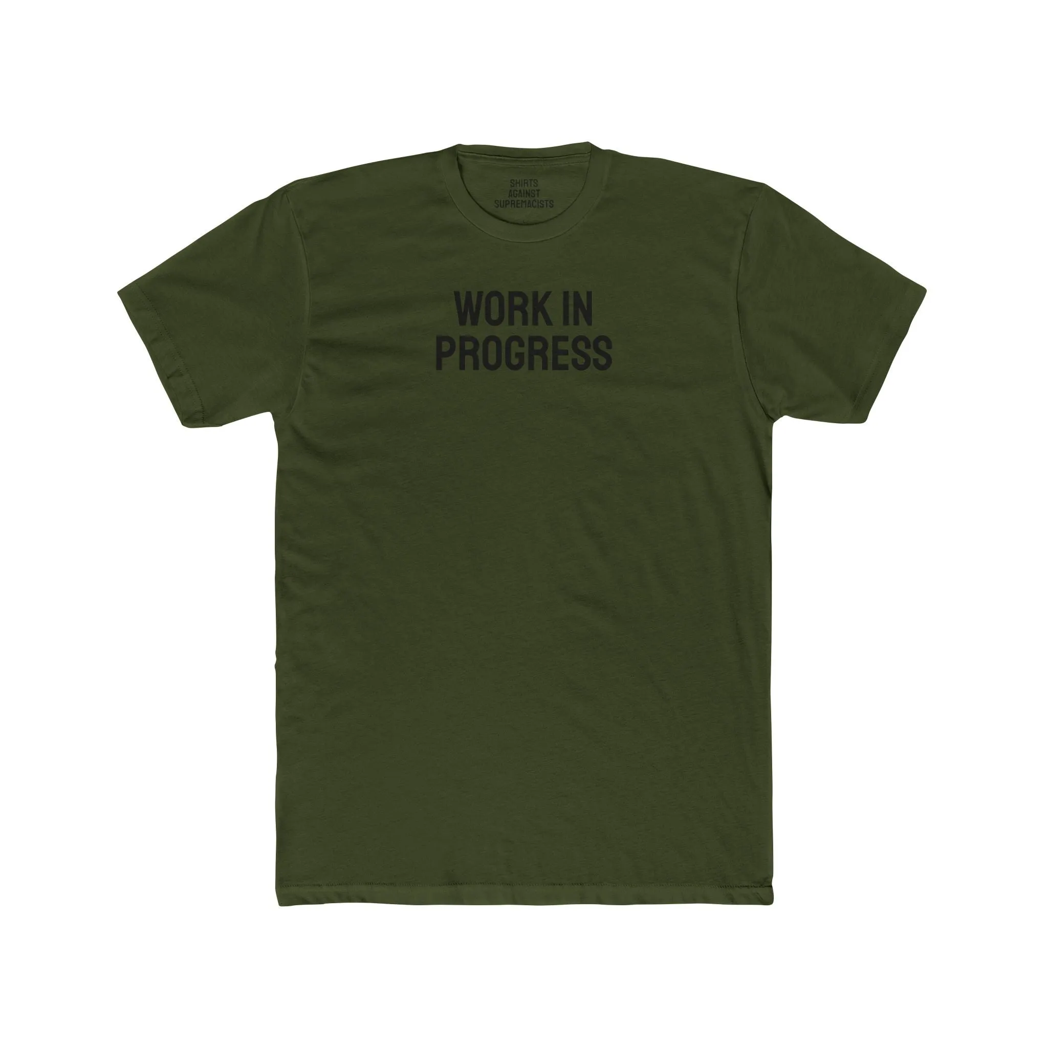 Work In Progress - Unisex Cotton Crew Tee