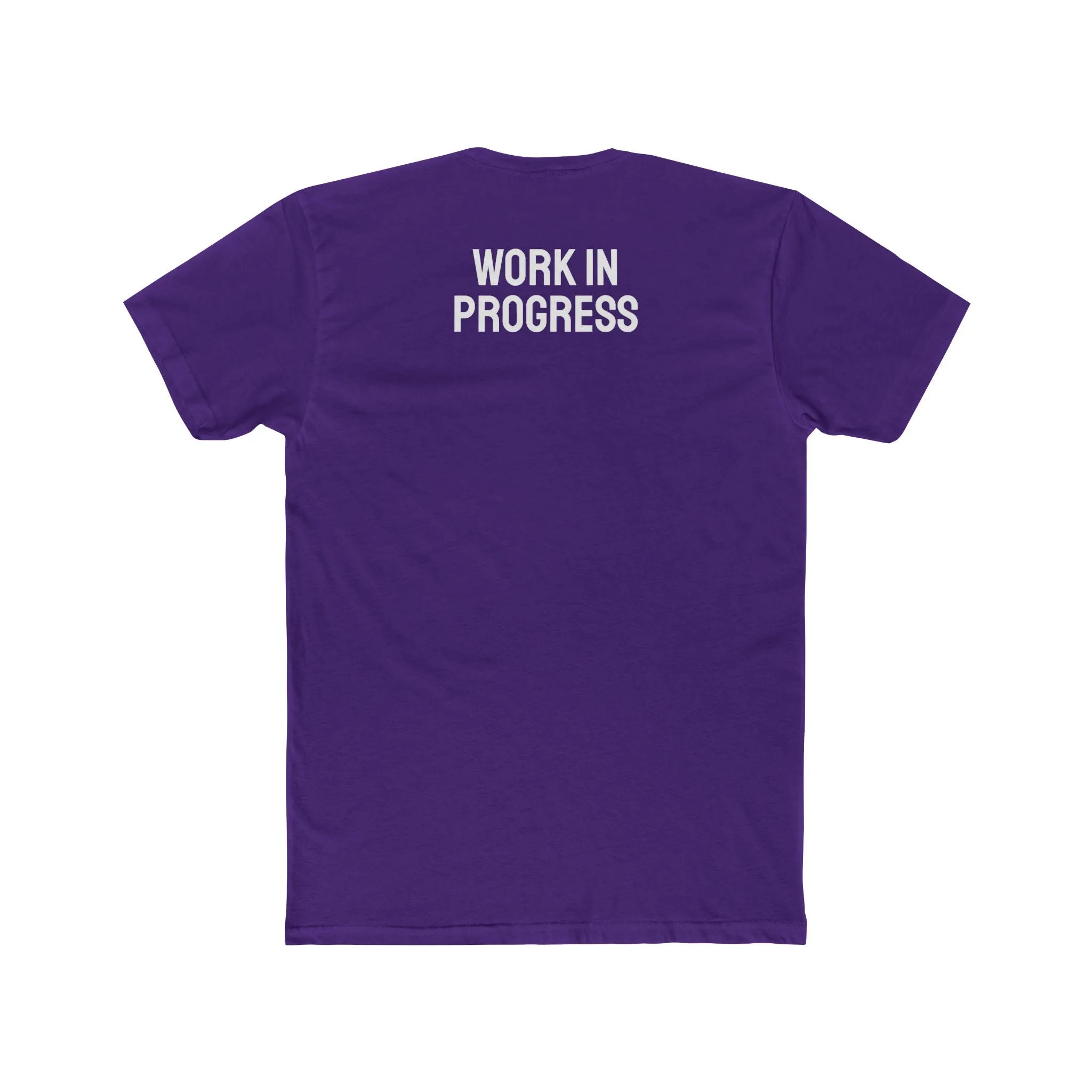 Work In Progress - Unisex Cotton Crew Tee