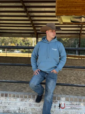 WRANGLER DESERT CACTI PULLOVER MEDIUM BLUE