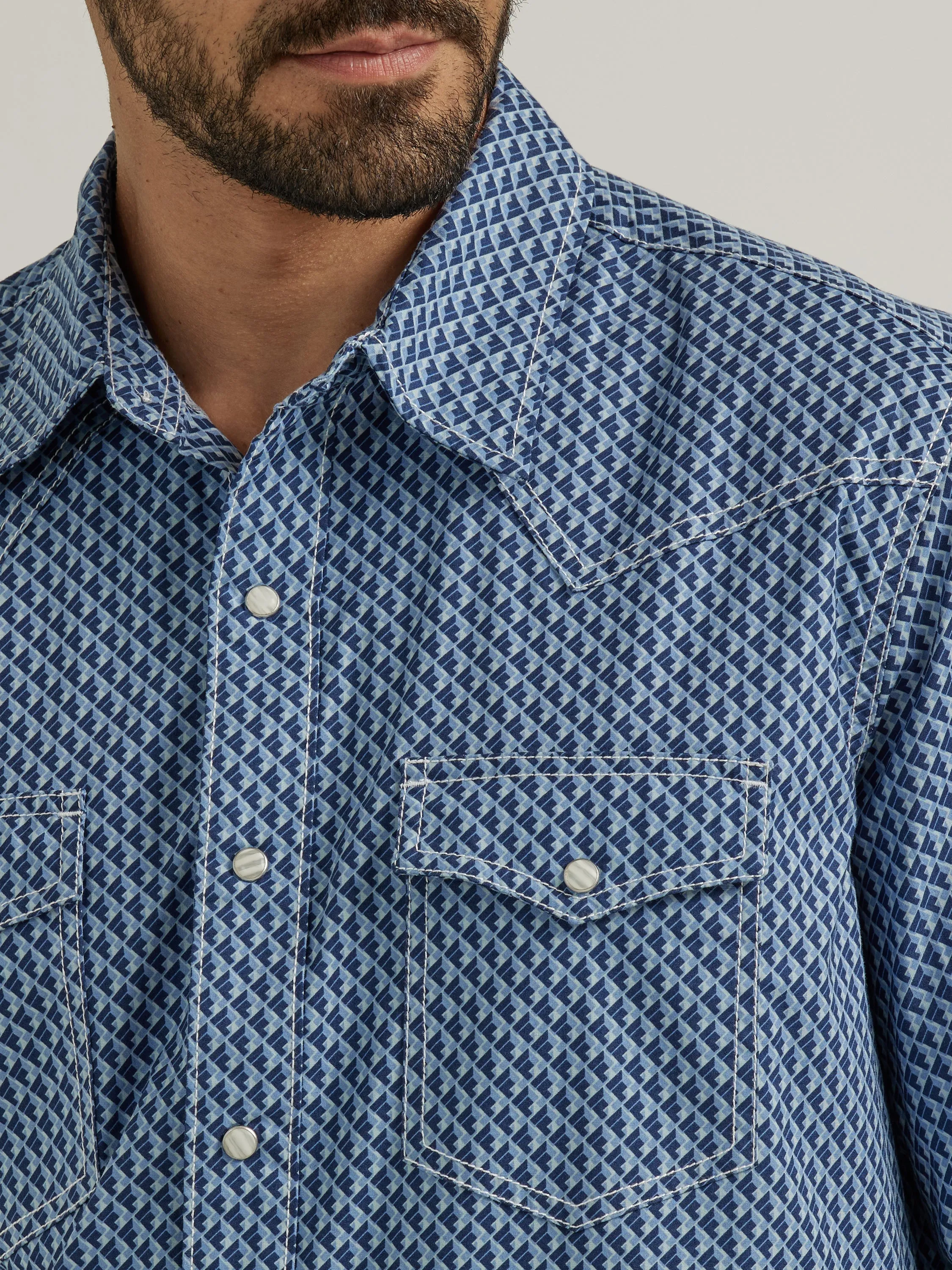 Wrangler Men's 20X Competition Advanced Comfort Long Sleeve Shirt