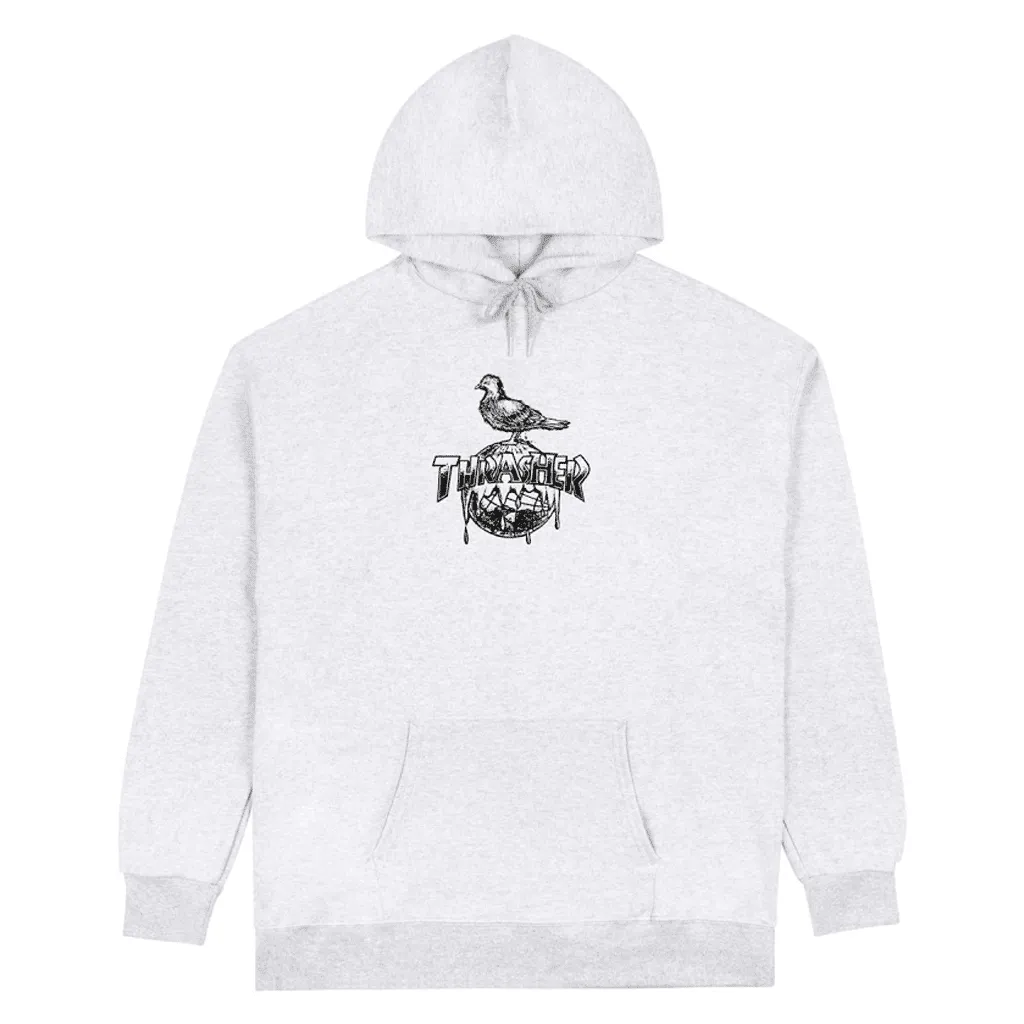 x Anti Hero Cover the earth hoodie - Ash grey